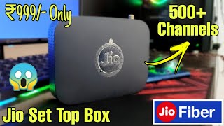 Jio fiber set top full review 2022 Jio set top box pros amp cons Live tv channels in Jio set top box [upl. by Noed]