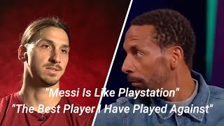 Football Players Managers and Legends on Lionel Messi [upl. by Eelanej474]