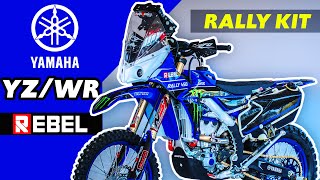 New YAMAHA YZ450F RALLY bike build [upl. by Hnilym993]