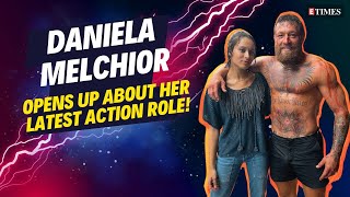 EXCLUSIVE  Daniela Melchior Spills the Tea on Road House amp Working with Jake Gyllenhaal [upl. by Goldina417]