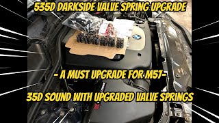 BMW 535d stage2 Straight pipe sound Darkside valve springs [upl. by Iahk740]