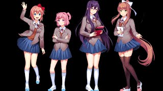 DDLC Doki Doki Literature Club  Just Monika Song [upl. by Eckart]