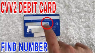 ✅ How To Find CVV2 Debit Card Number 🔴 [upl. by Aihsile]