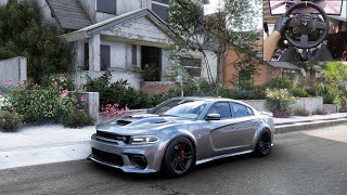 Dodge Charger SRT Hellcat Fast X  Forza Horizon 5  Thrustmaster TX [upl. by Nohtanoj]