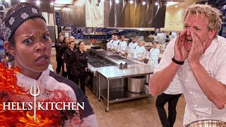 EXPLOSIVE Elimination Sees More Than One Chef Leave Their Team  Hell’s Kitchen [upl. by Rouvin]