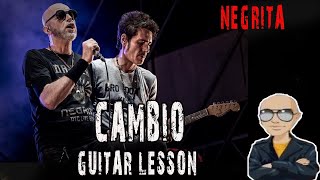 Negrita  Cambio Guitar Lesson [upl. by Tisbe]