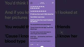 Obsessed  Olivia Rodrigo Lyrics shorts [upl. by Clarinda]