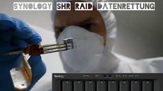 NAS Datenrettung Synology SHR RAID wiederherstellen [upl. by Euqinomod]