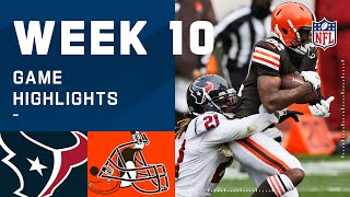 Texans vs Browns Week 10 Highlights  NFL 2020 [upl. by Yessej]