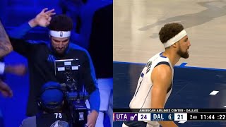 Klay Thompson introduced and scores first bucket with Dallas Mavericks [upl. by Rannug]