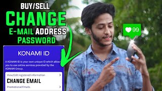 How To Change Konami ID Email Address AND Password Easily  Update or Change Konami EMail Address [upl. by Xever624]