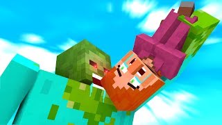 Zombie vs Villager Life 14  Craftronix Minecraft Animation [upl. by Idna623]