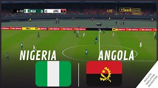 Nigéria  Angola  Coupe dAfrique des Nations 2023  Simulation de jeu vidéo [upl. by Ane650]