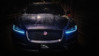 Jag F Pace  VelocityAP Pulley and Stage2 ECU Tune 450 BHP Stock Exhaust [upl. by Anitsud]