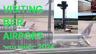 Visiting BER Berlin Brandenburg Airport 2024  Aborted Landing of Aircraft [upl. by Retha]