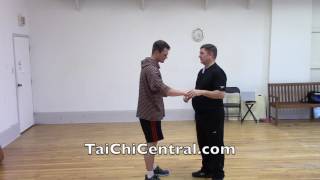 Tai Chi Tuishou and Qinna  joint control and submission [upl. by Leamse]