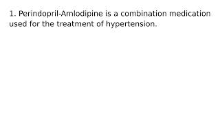 Perindopril Amlodipine drug medication uses medical words terms dictionary meanings defini [upl. by Suidualc654]