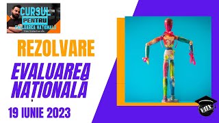 Rezolvare subiect Evaluarea Națională 2023 [upl. by Pierson]