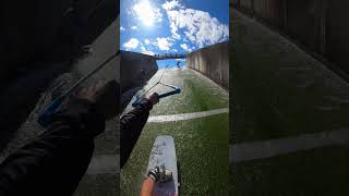 GoPro  Wakeskating a Dam 🎬 Loïc Benoit Shorts Wakeskate [upl. by Iphigenia]