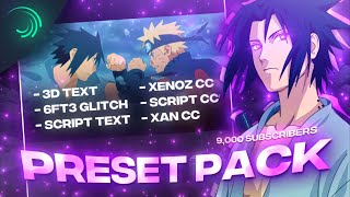 The BEST Alight Motion PRESET PACK 9K VFX PACK🎉 Xenoz Script Neptun 6ft3 Xan XML amp Link 📱 [upl. by Ancier]