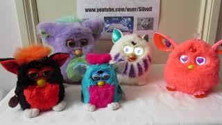 Furbies from the 90s 2005 2012 and Furby Connect [upl. by Nerret546]