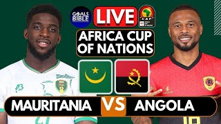 🔴MAURITANIA vs ANGOLA LIVE  AFCON 2024  Full Match LIVE Today [upl. by Spalding503]