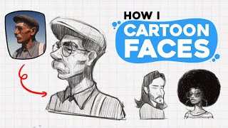 How to Draw Cartoon People from Reference [upl. by Leora]