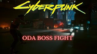 Cyberpunk 2077 Best Boss Fight Sandayu Oda [upl. by Yecaw]