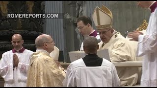 The Pope ordained two new bishops in St Peters Basilica [upl. by Oriana]