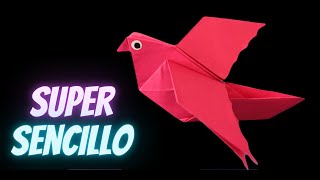 Como hacer un pájaro de papel origami paso a paso 😲 [upl. by Gustave]