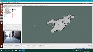 ROS testraspicam  gmapping with raspberry pi 3 B [upl. by Odlaumor]