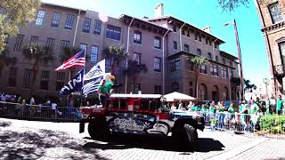 200th Savannah St Patricks Day Parade  Eagle Battalion Army ROTC [upl. by Folly]