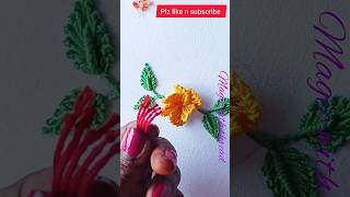 shorts short embroidery new trending shortvideo youtubeshorts youtube ytshorts stamen yt [upl. by Williamson]