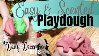 EASY PLAYDOUGH RECIPE  MAKE YOUR OWN SCENTED PLAYDOUGH  POSITIVELY AMY [upl. by Aleb]