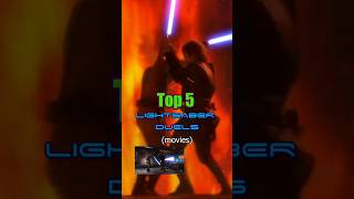 Top 5 Lightsaber DUELS [upl. by Borchers]