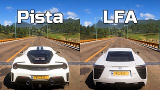 Forza Horizon 5 Ferrari 488 Pista vs Lexus LFA  Drag Race [upl. by Abbotson]