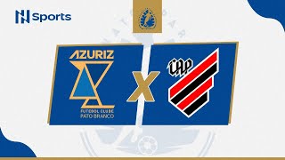 Campeonato Paranaense 2024 Azuriz x Athletico  2ª Rodada  AO VIVO  COM IMAGENS [upl. by Alysoun]