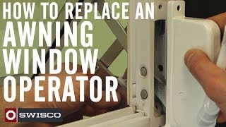 How to Replace an Awning Window Operator 1080p [upl. by Annoya]