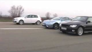 Toyota Altezza vs VW Golf 5 Gti vs Toyota Celica GTS [upl. by Orpha]