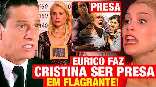 ALMA GÊMEA Eurico faz Cristina ser PEGA EM FLAGRANTE pela polícia Resumo capítulo de hoje [upl. by Eliades806]