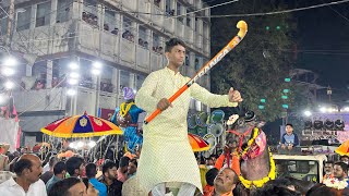 Yadav Dance Standing on Bull at Sadar Festival  Sadar 2021  Khairatabad Sadar 2021  Hyderabad [upl. by Leftwich819]