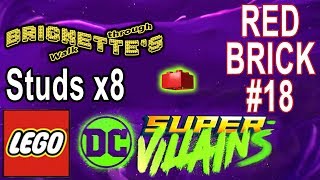 Studs x8 Red Brick in Level 18 Justice League Bonus Level 3  STOMPA in LEGO DC Super Villains [upl. by Pascal619]