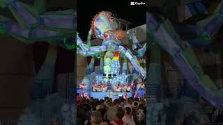 Viareggio carnival Summer show 2024 on film carnevalediviareggio travel viareggio [upl. by Flem]