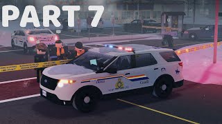 ROBLOX Ensford RCMP Patrol Part 7  Snowy Day [upl. by Zennas]