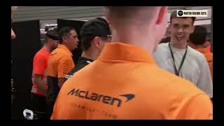 Teds Notebook on the celebration for McLaren with drivers Lando Norris and Oscar piastri [upl. by Columba]