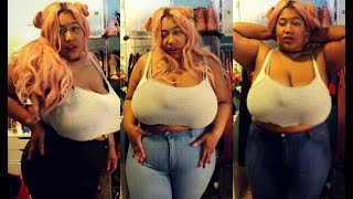 Fashion Nova Curve Jean TryOn Haul  Plus Size Fashion [upl. by Anoiek]