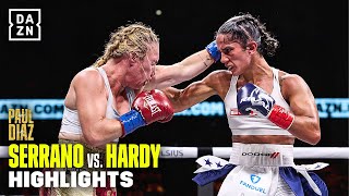 AMANDA SERRANO VS HEATHER HARDY Fight Highlights [upl. by Anhoj]