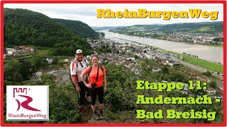 RheinBurgenWeg Etappe 11 Andernach  Bad Breisig 27K [upl. by Genisia552]