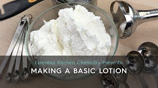 How to Guide Making a Basic Lotion [upl. by Ayekan769]