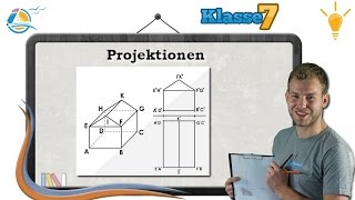 Projektionen  Geometrie  Klasse 7 ★ Wissen [upl. by Aihsat268]